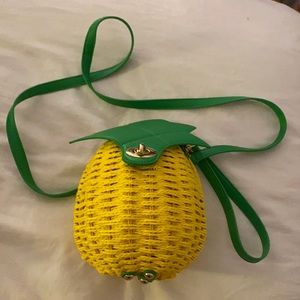 Cute Pineapple Bag, includes Hand + Shoulder strap